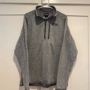 Patagonia Heather Gray Fleece Pullover